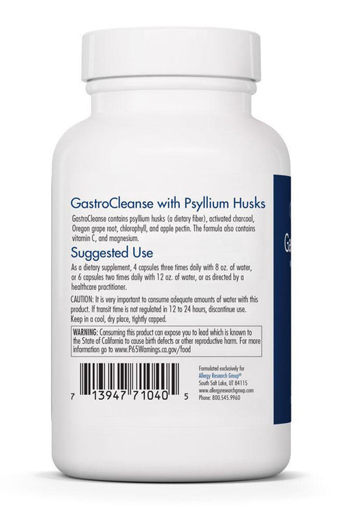 Image of GastroCleanse with Psyllium Husk 100caps suggested use