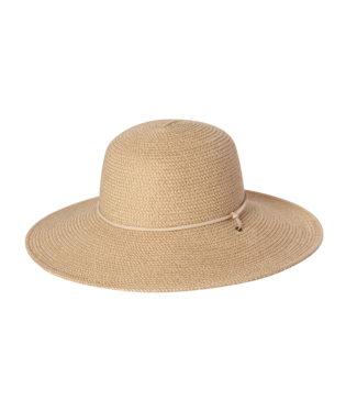 Image of Womens Genovieve Wide Brim Hat Natural OS