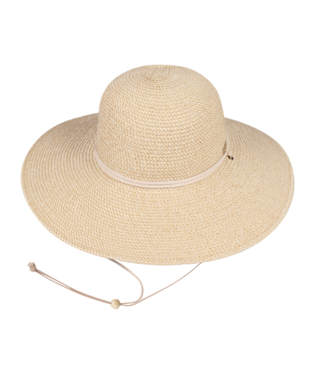 Image of Womens Genovieve Wide Brim Hat Natural OS
