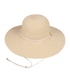 Image of Womens Genovieve Wide Brim Hat Natural OS
