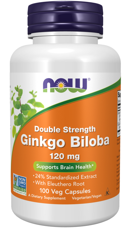 Image of Ginkgo Biloba, Double Strength 120mg 100vcaps