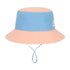 Kooringal Girl's Bucket Hat Lucia in Blue/Pink, front