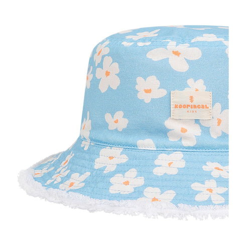 Kooringal Girl's Bucket Hat Skye in Powder Blue, view 4