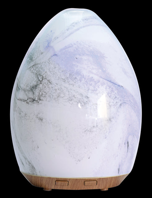 Image of Glass Swirl Ultrasonic USB Oil Diffuser