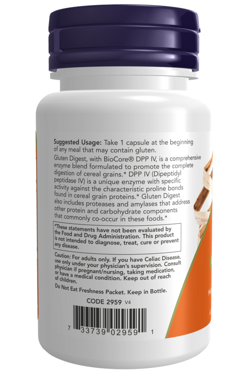 Image of Gluten Digest 60vcaps suggested usage