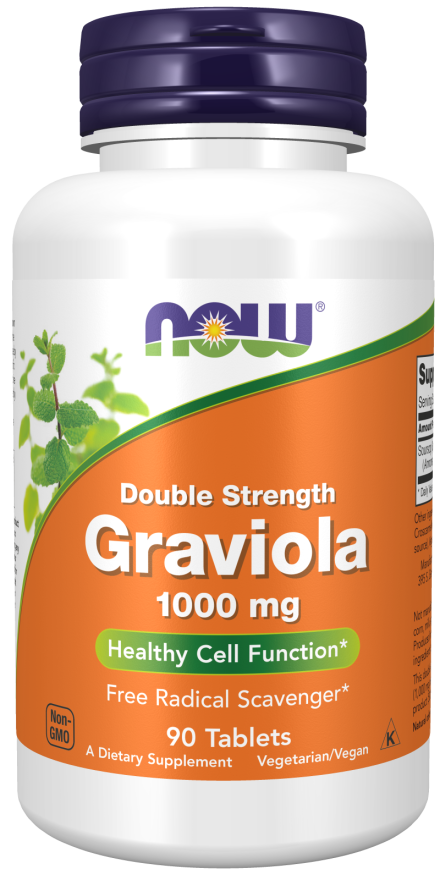 Image of Graviola Double Strength 1000mg 90tabs
