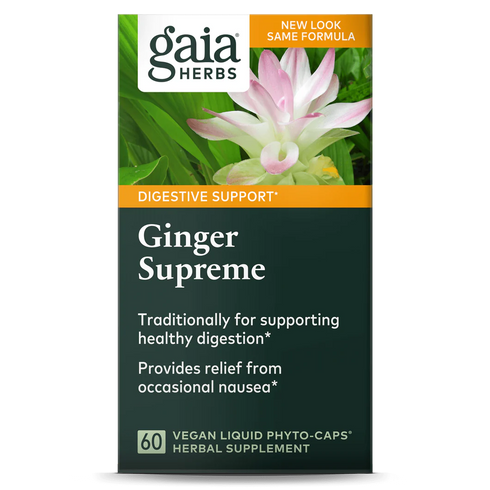 Image of Ginger Supreme 60vcaps box