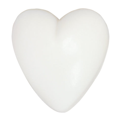 Image of Heart Soap Large White Loose 300g