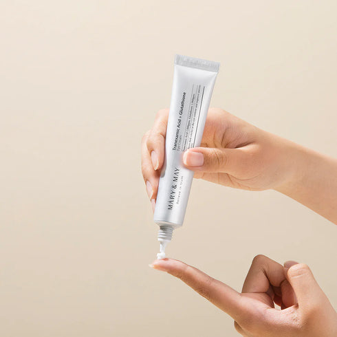 Tranexamic Acid + Glutathione Eye Cream 12g-Mary&May-Matakana Pharmacy