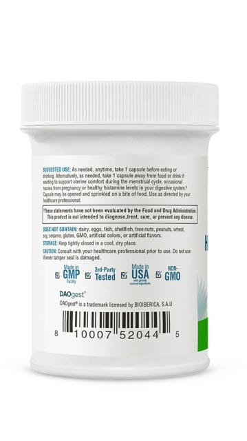 Image of Histamine Digest 30 caps suggested use