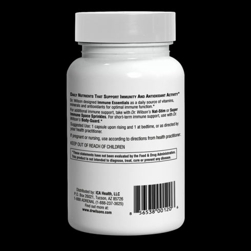 Image of Immune Essentials 60caps suggested use