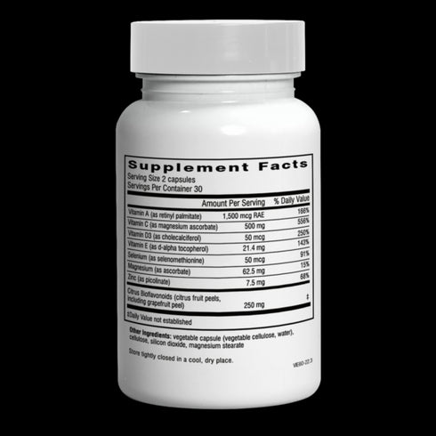 Image of Immune Essentials 60caps supplement facts