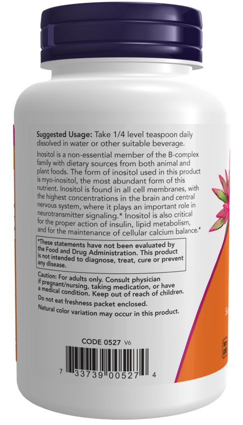 Image of Inositol powder 227g suggested usage