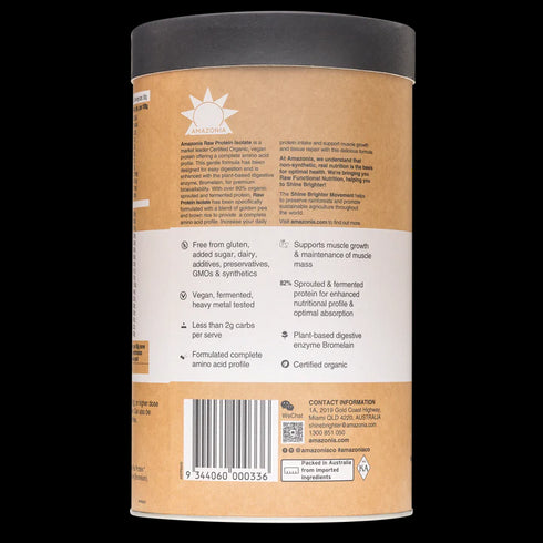 Raw Protein Isolate Natural information