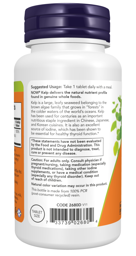 Image of KELP (Iodine) 150mcg 200tabs suggested usage