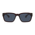 Wollumbin Kirra men's sunglasses, wine frame with smoke polarised lens, front