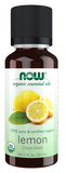 Image of NOW ORGANIC LEMON OIL (Citrus Limon) 30ml