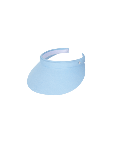 Womens Visor Ellen Sky Blue One Size-Matakana Pharmacy