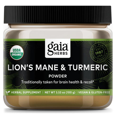 Image of Lion's Mane & Turmeric Powder 100g