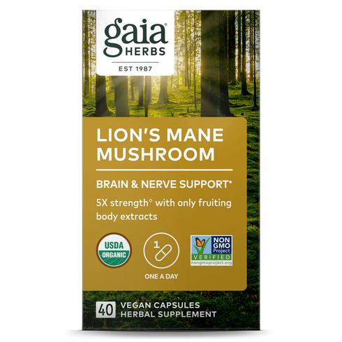 Image of Lion's Mane Mushroom 40vcaps box