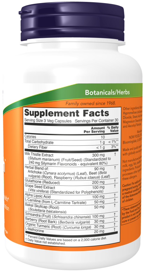 Image of Liver Refresh 90vcaps supplement facts