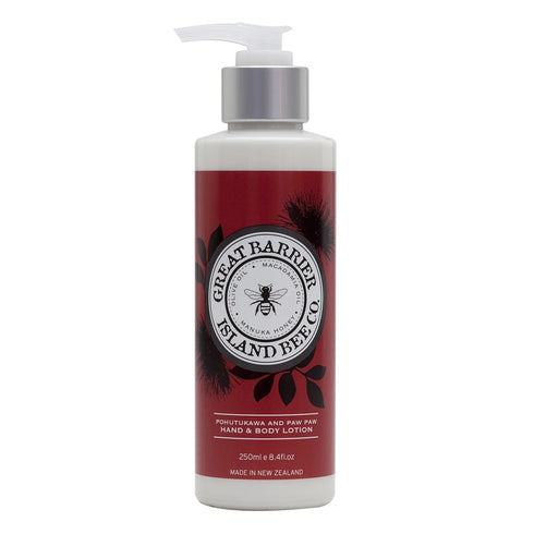 Image of Pohutukawa and Paw Paw Hand & Body Lot. 250ml