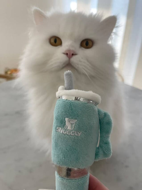 Snuggly Cup 3-Pack Organic Catnip Toys (Teal, Ivory, Blush)-Haute Diggity Dog-Matakana Pharmacy