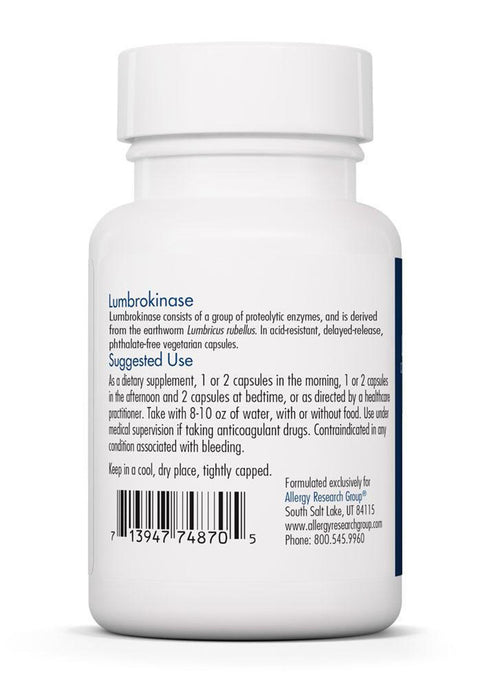 Image of Lumbrokinase 30caps suggested use