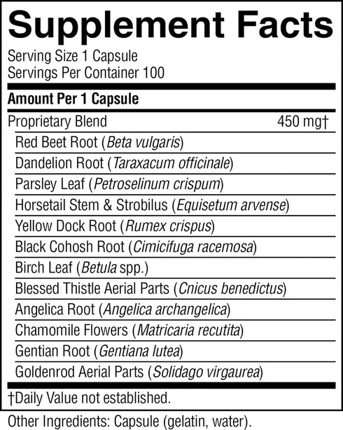Liver Cleanse Formula 100 Capsules-Matakana Pharmacy