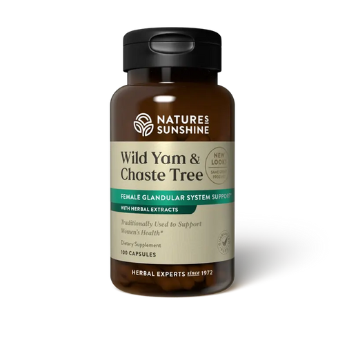 Wild Yam & Chaste Tree 100 Capsules-Matakana Pharmacy