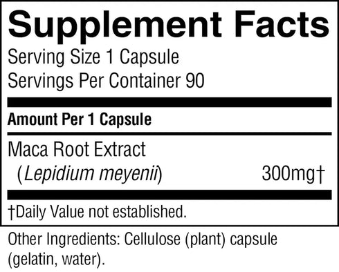 Maca 90 Capsules-Matakana Pharmacy