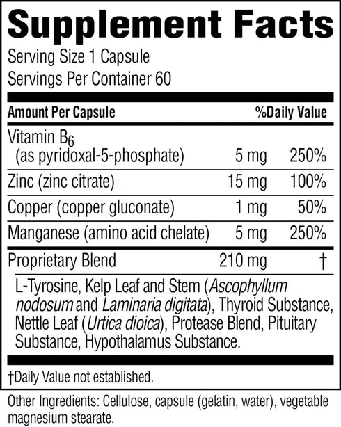 Thyroid Support 60 Capsules-Matakana Pharmacy