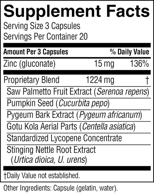 Mens Formula 60 Capsules-Matakana Pharmacy
