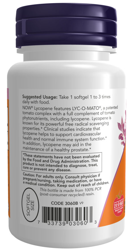 Image of Lycopene 10mg 60sgcaps suggested usage