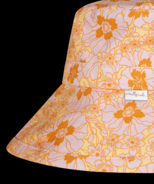 Image of Girl Wide Brim Hat Magnolia Small