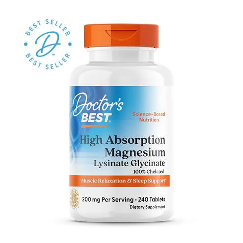 Image of High Absorption Magnesium Chelate (100mg Elemental) 240tabs