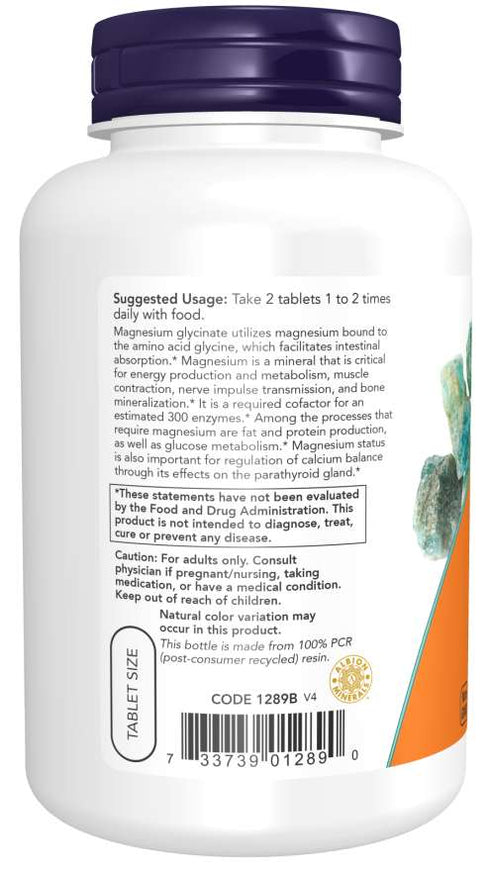 Image of Magnesium Glycinate 180tabs suggested usage