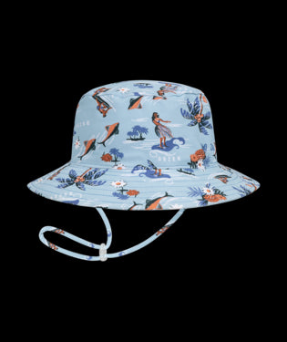 Image of Baby Boys Makai Bucket Hat Blue Large