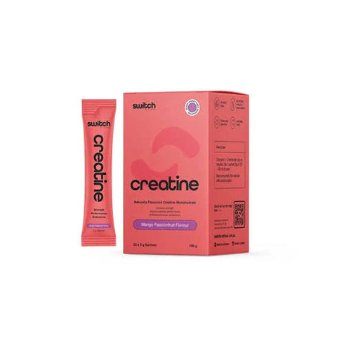 Switch Flavoured Creatine 20 Sachets | Mango Passionfruit-Switch Nutrition-Matakana Pharmacy