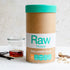 Image of Raw Collagen Plus - with Vanilla and Maple syrup in background