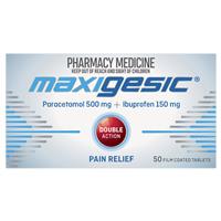 Image of Maxigesic Pain Relief Tabs 50s