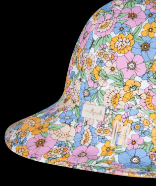 Image of Girl Floppy Hat Meadow Multicoloured Small