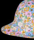 Image of Girl Floppy Hat Meadow Multicoloured Small