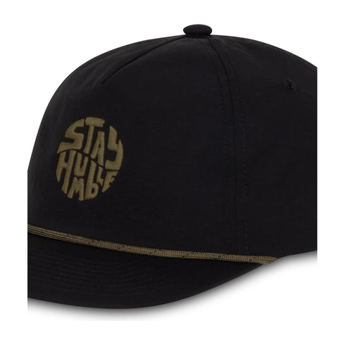 Kooringal Men's 5 Panel Cap Statements in Black, view 3