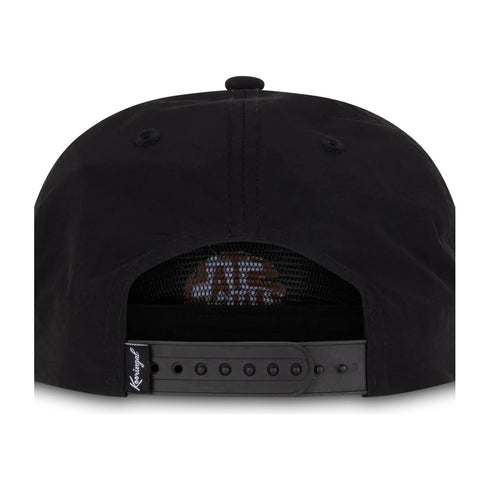 Kooringal Men's 5 Panel Cap Statements in Black, view 4