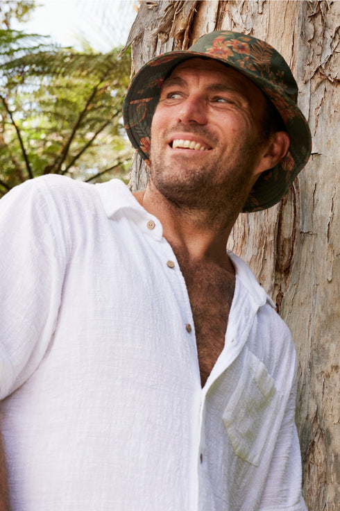 Kooringal Men's Bucket Hat Mirage in Jungle, view 2