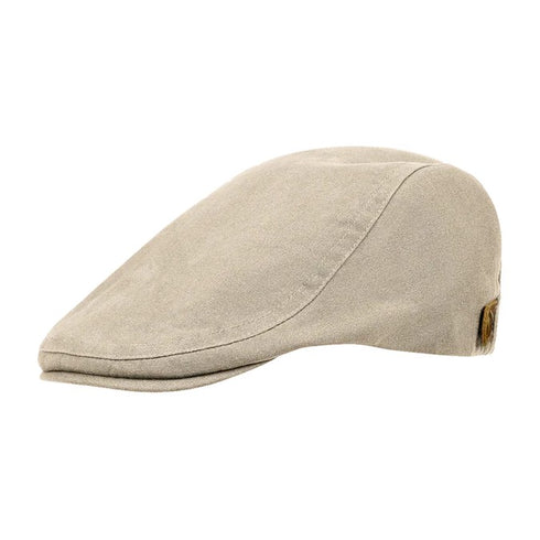 Kooringal Men's Driver Cap Baker in Camel, front