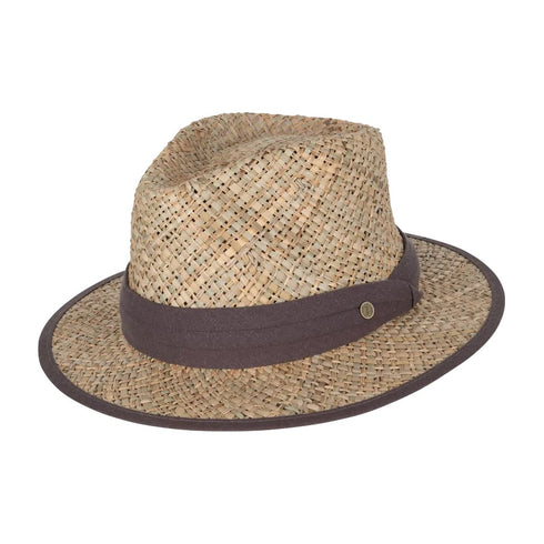 Kooringal Men's Drover Hat Laguna in Black, front