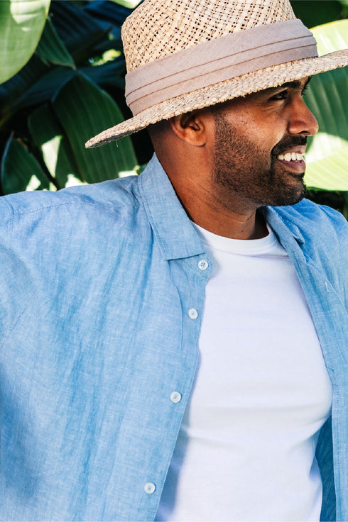 Kooringal Men's Drover Hat Laguna in Stone, view 2