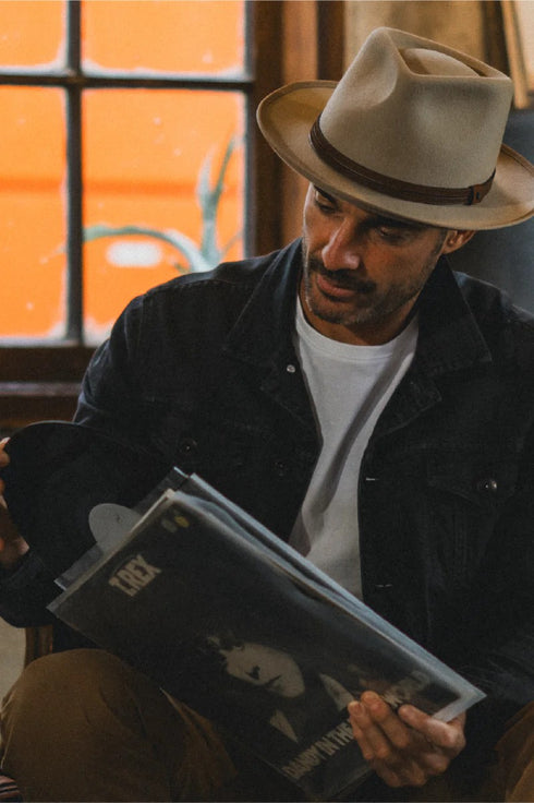 Kooringal Men's Fedora Hat Evolve in Natural, view 3